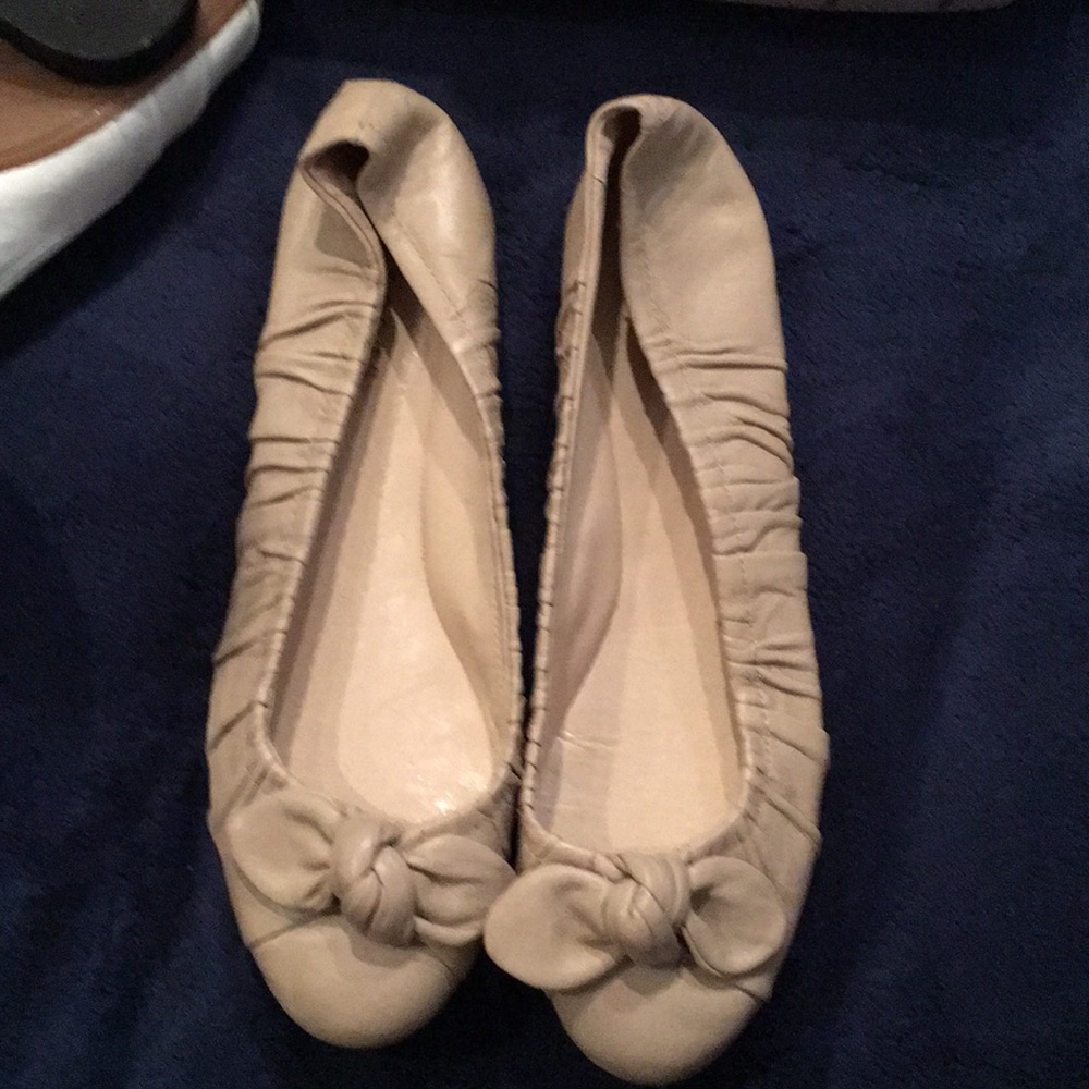 Talbots ballet flats with low heel.